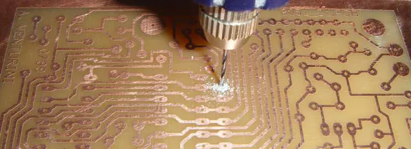 Mechanically drilled PCB
